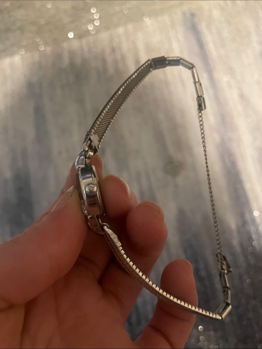 Elegant Silver Tone Ladies Bracelet Watch - Picture 8 of 14